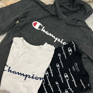 Champion kids shirts set of three
